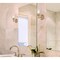 Westinghouse Fixture Wall 60W Basset Champagne Brass Clear Seeded Glass 6129600 - alternate 2